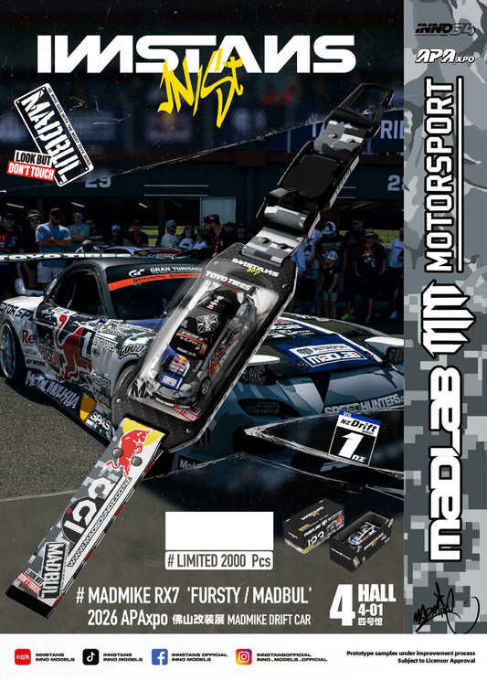 [APAxpo] INNO64 MAD MIKE RX7 FURSTY MADBUL INNSTANS APAxpo 2026 1/64 Diecast