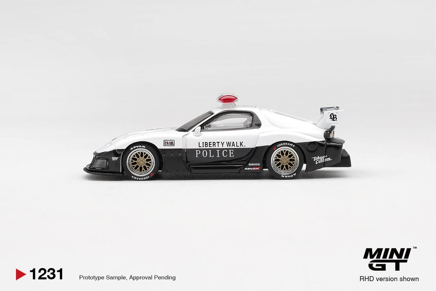 [Pre-Order] Mini GT MAZDA RX-7 LB-Super Silhouette Police MGT01231 1/64 Diecast