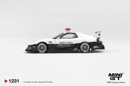 [Pre-Order] Mini GT MAZDA RX-7 LB-Super Silhouette Police MGT01231 1/64 Diecast