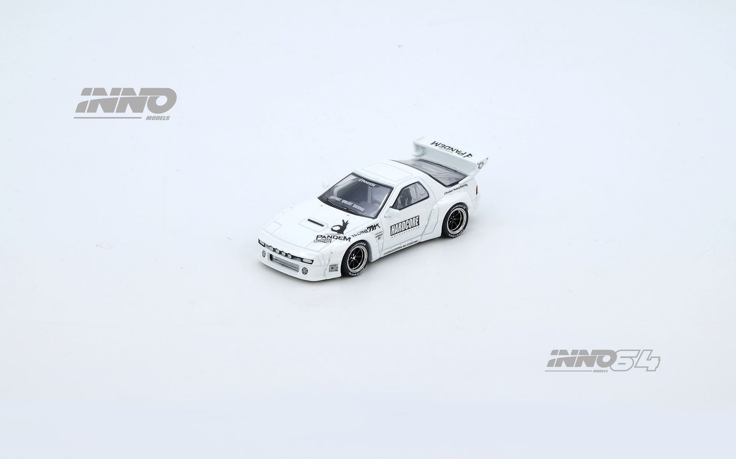 Inno64 MAZDA RX7 FC3S PANDEM AERO Widebody Kit IN64-RX7FCP-WHI1 1/64 Die Cast