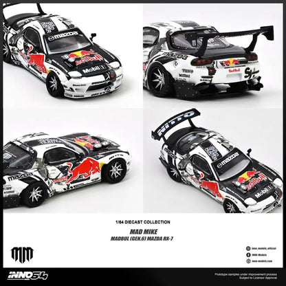 [Pre-Order] Inno64 MAZDA RX7 MAD MIKE MADBUL (GEN.6) 1/64 Diecast