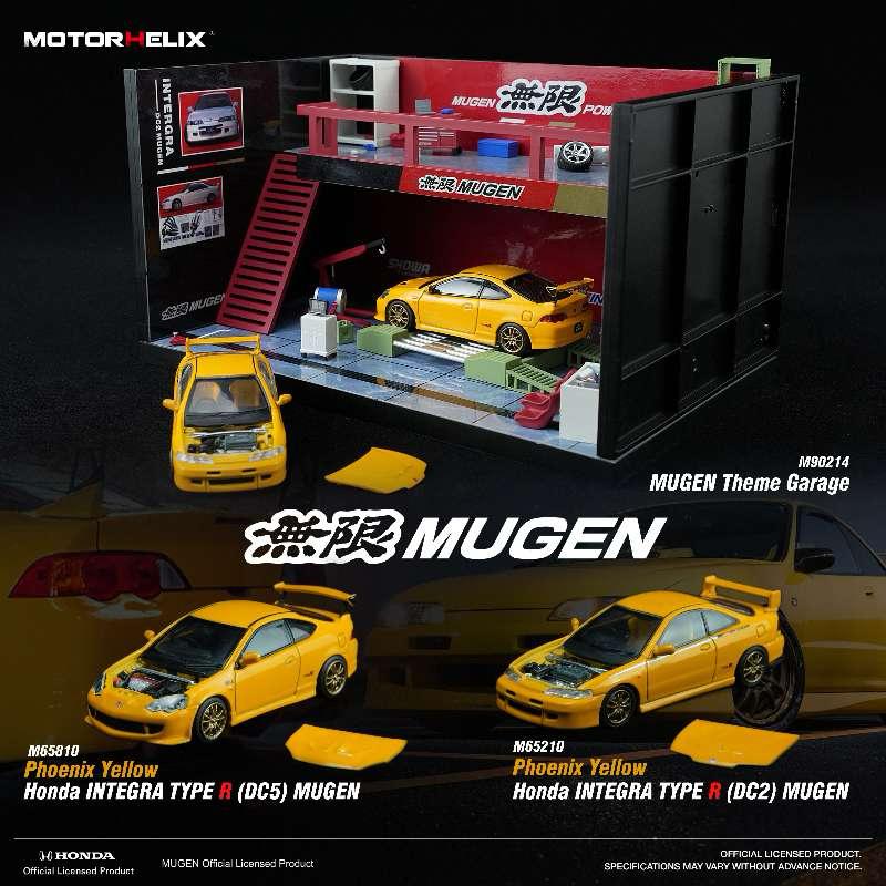MotorHelix MUGEN Theme Garage M90214 1/64 Diecast
