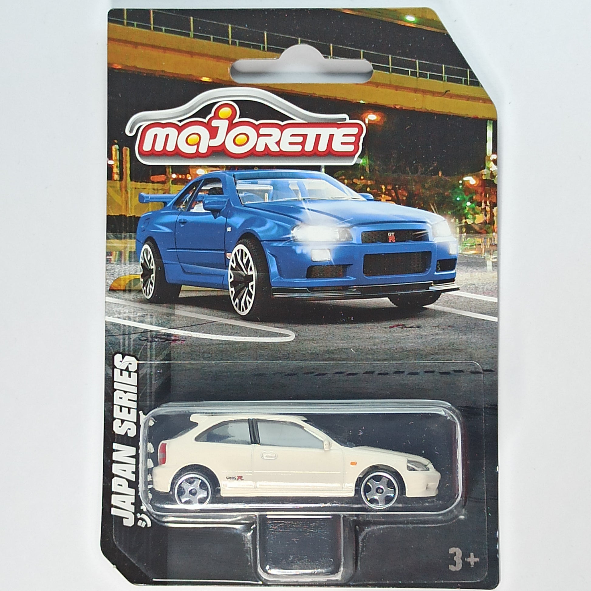 Majorette Honda Civic Type R EK9 White 2024 Japan Series Prime 1/64 Diecast