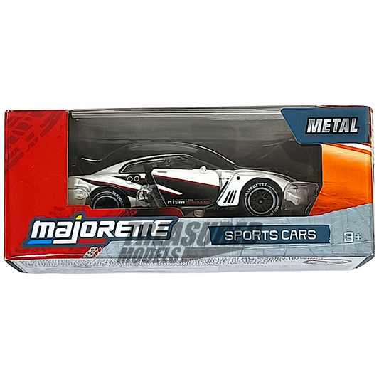 Majorette Nissan Skyline GT-R R35 Nismo White 1/64 Diecast