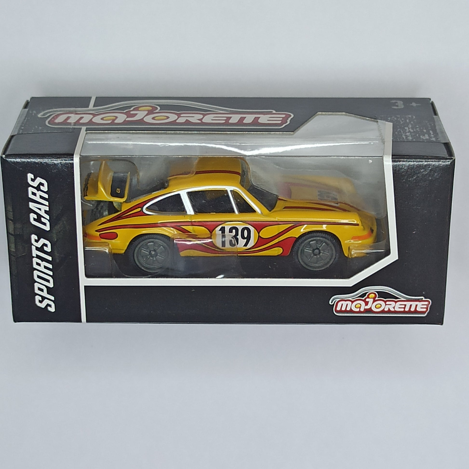 Majorette Porsche 911 Carrera Yellow 2024 Sports Cars Box 1/64 Diecast
