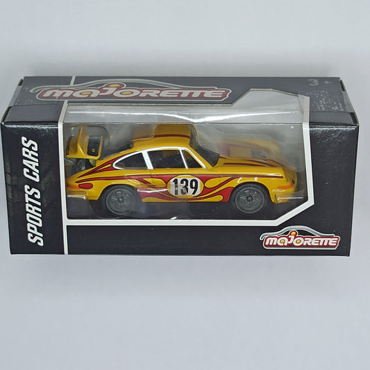 Majorette Porsche 911 Carrera Yellow 2024 Sports Cars Box 1/64 Diecast