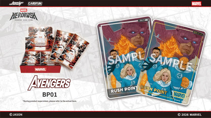 MARVEL Hero Rush TCG Avengers English BP01 Box