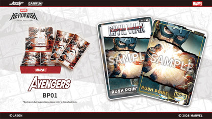MARVEL Hero Rush TCG Avengers English BP01 Box