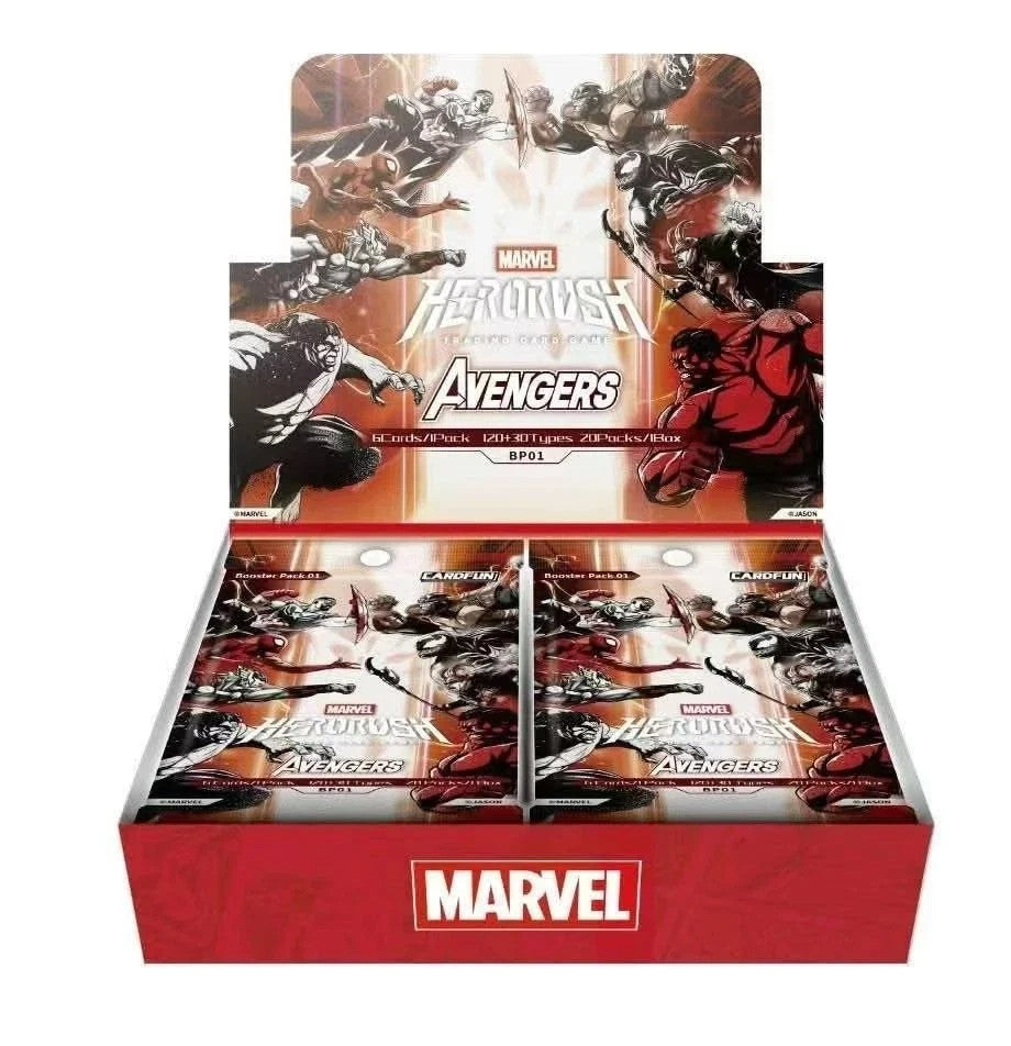 MARVEL Hero Rush TCG Avengers English BP01 Box