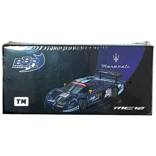 BBR Models Maserati MC12 Competizione 2008 FIA 24Hr of Spa JMB Racing #15 BBRDIE6424 1/64 Diecast