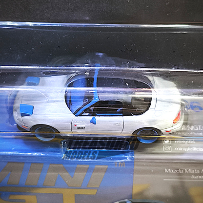 Mini GT CHASE Mazda Miata MX-5 (NA) Tuned Version Dark Blue Blister Packaging MGT01069 1/64 Diecast