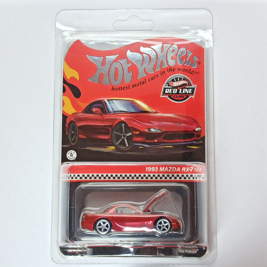 Hot Wheels Mazda 1993 RX-7 R1 Spectraflame Bright Red 2024 RLC