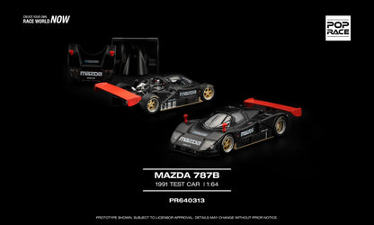 [Pre-Order] Pop Race Mazda 787B 1991 Test Car PR640313 1/64 Diecast