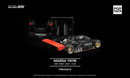 [Pre-Order] Pop Race Mazda 787B 1991 Test Car PR640313 1/64 Diecast