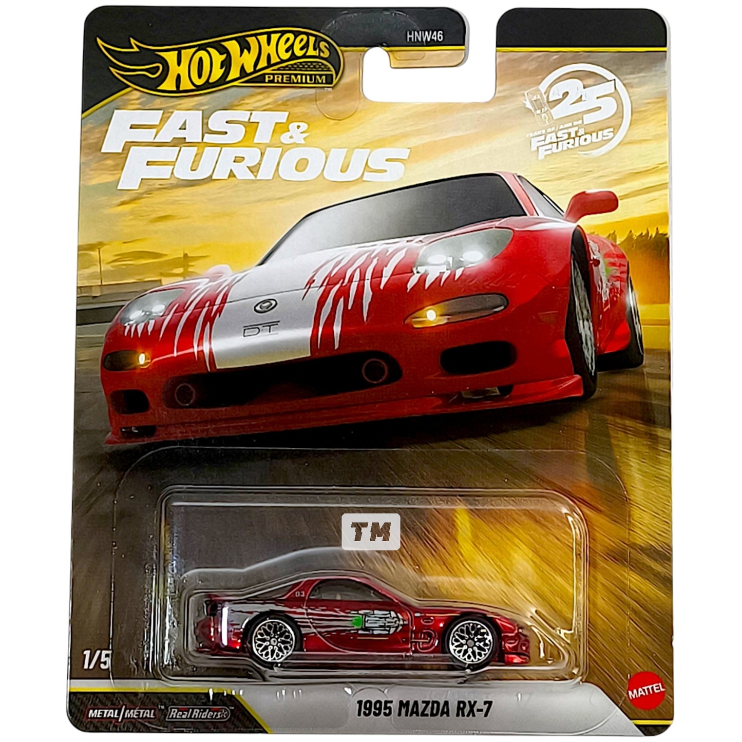 Hot Wheels Mazda 95 RX-7 VeilSide Spectraflame Red 2026 Fast & Furious 1/64 Diecast