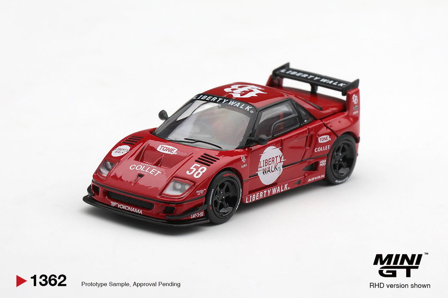 [Pre-Order] Mini GT Mazda AZ-1 Liberty Walk LB40 LB-Hinomaru Red MGT01362 1/64 Diecast
