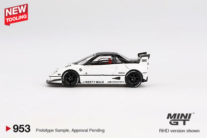 Mini GT Mazda AZ-1 Liberty Walk LB40 White 2024 Tokyo Auto Salon MGT00953 1/64 Die Cast