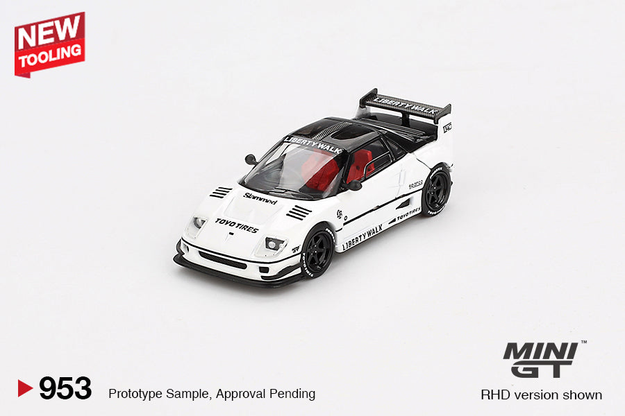 Mini GT Mazda AZ-1 Liberty Walk LB40 White 2024 Tokyo Auto Salon MGT00953 1/64 Die Cast