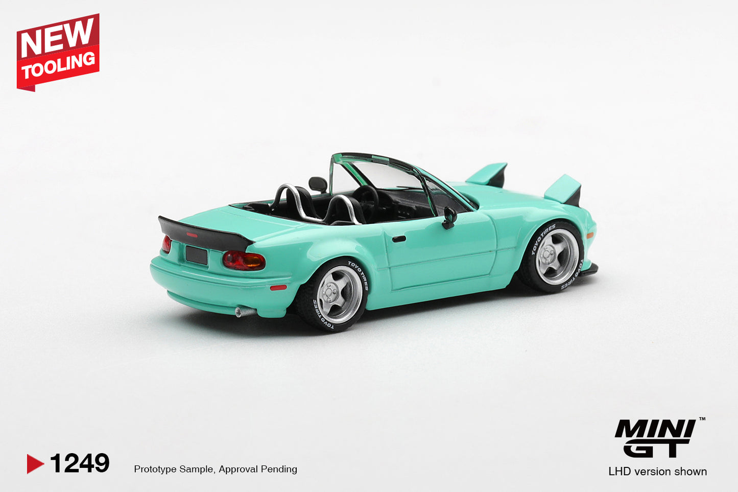 [Pre-Order] Mini GT Mazda MX-5 (NA) Pandem Mint Green MGT01249 1/64 Diecast