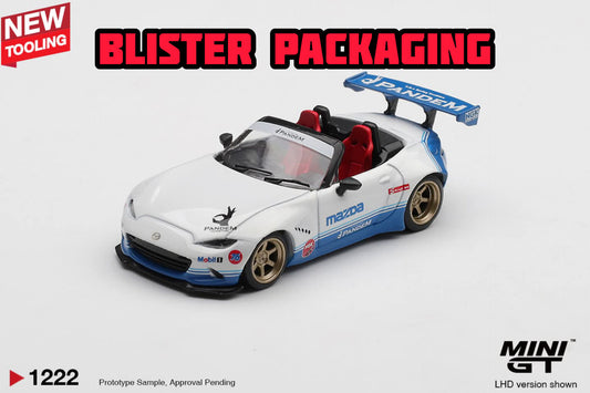 [Pre-Order] Mini GT Mazda Miata MX-5 (ND) Pandem IMSA Blister Packaging MGT01222BL 1/64 Diecast
