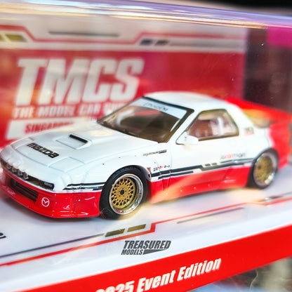 Inno64 Mazda RX-7 FC3S Pandem Rocket Bunny TMCS Singapore 2025 Event Edition 1/64 Diecast