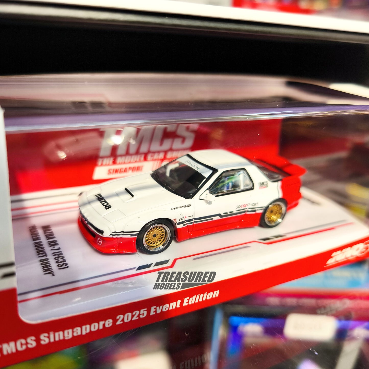 Inno64 Mazda RX-7 FC3S Pandem Rocket Bunny TMCS Singapore 2025 Event Edition 1/64 Diecast