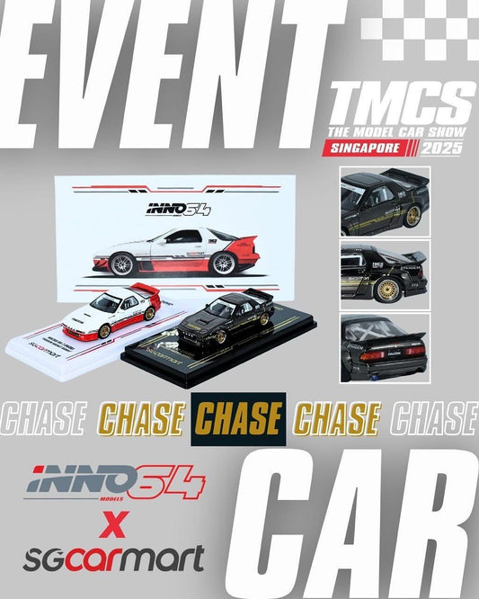 Inno64 Mazda RX-7 FC3S Pandem Rocket Bunny TMCS Singapore 2025 IN64-RX7FCP-TMCSS25 1/64 Diecast