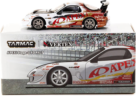 Tarmac Works Mazda RX-7 FD3S A'PEXi Stage-D 1/64 Die Cast