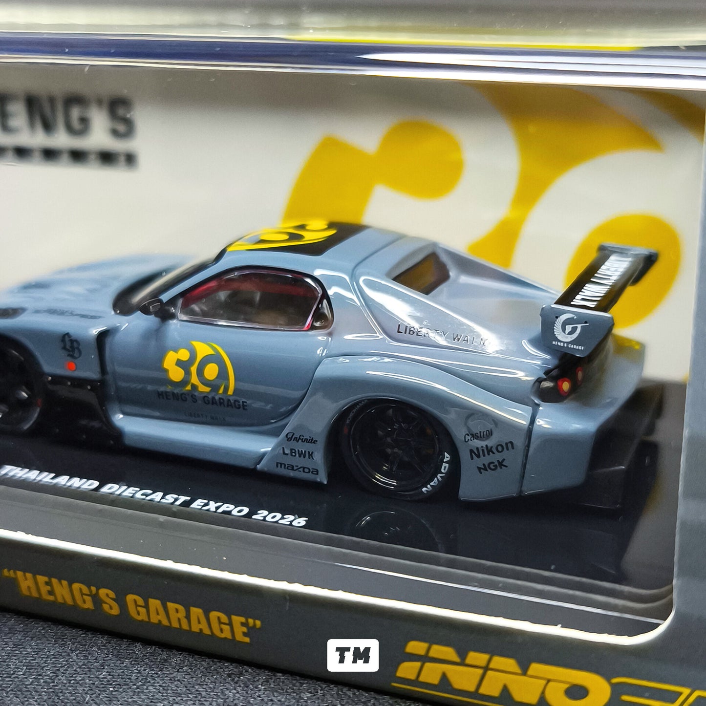 Inno64 Mazda RX-7 FD3S LB-Super Silhouette Heng's Garage TDE 2026 Event Edition 1/64 Diecast