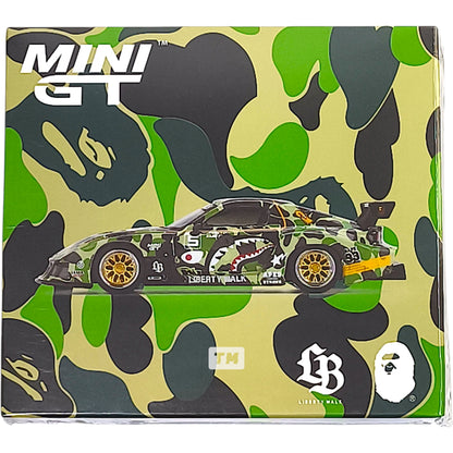 Mini GT Mazda RX-7 LB-Super Silhouette LBWK A Bathing Ape Crossover MGT00830 1/64 Diecast