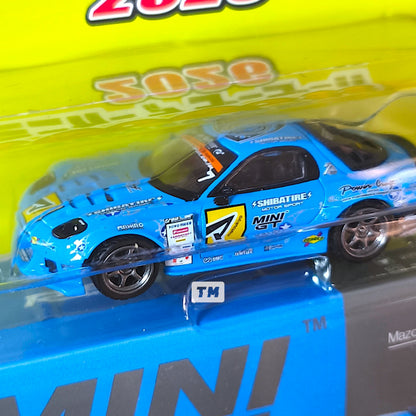 Mini GT Minicar A Go Go 2026 Event Exclusive Mini GT 2-Set Pcs Mazda RX-7 & Nissan S15 LBWK Blister Packaging MGT01157BL2 MGT01195BL2