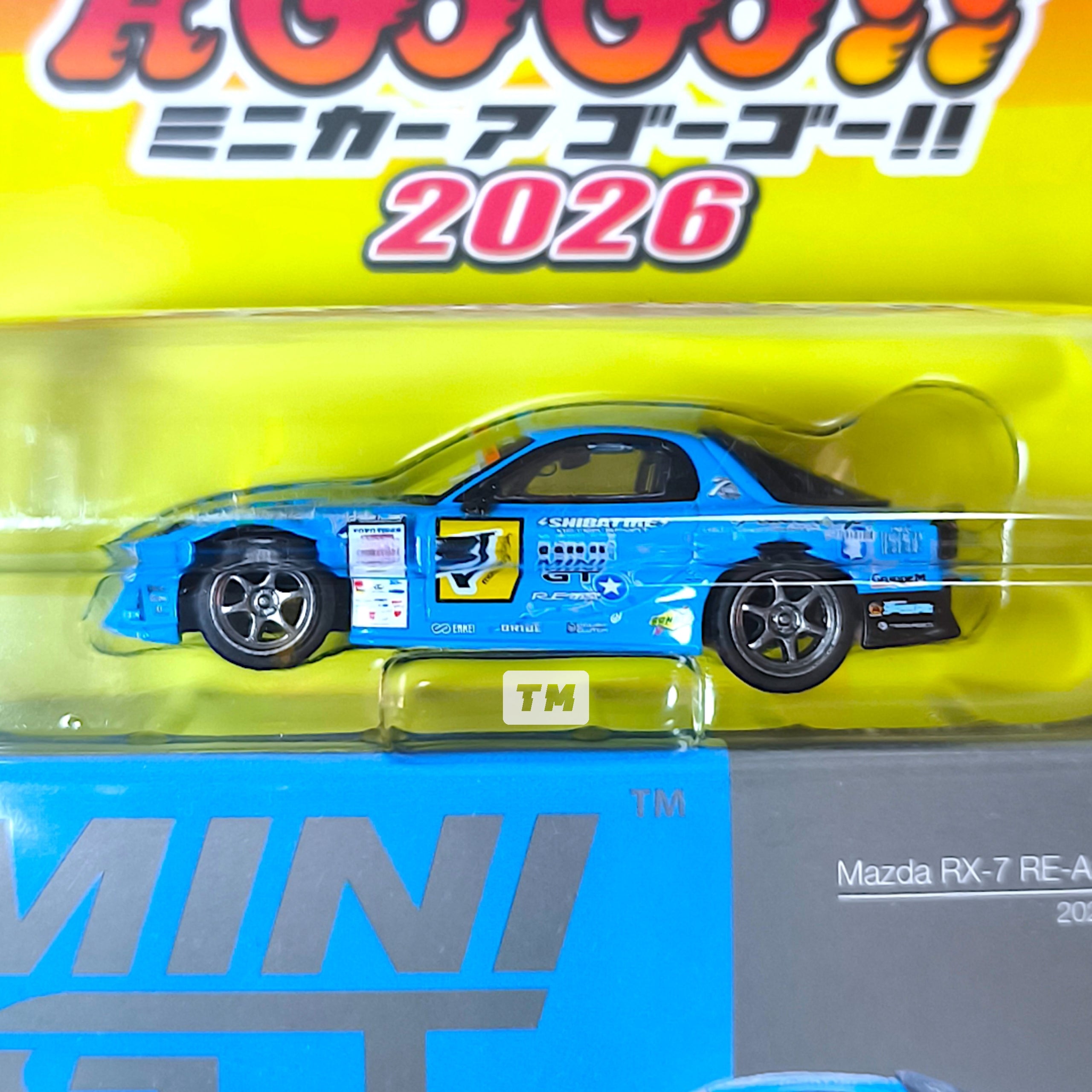 MINI GT　ミニカーアゴーゴー　2026　限定　RX-7　FD　雨宮　S15 Mini GT Minicar A Go Go 2026 Event Exclusive Mini GT 2-Set Pcs