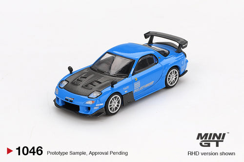 Mini GT Mazda RX-7 RE-Amemiya 20B NA 3ROTOR-7 “Ama-san Go” MGT01046 1/64 Die Cast