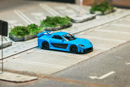 Tarmac Works Mazda RX-7 VeilSide Fortune7 Blue T64G-075-BL 1/64 Diecast