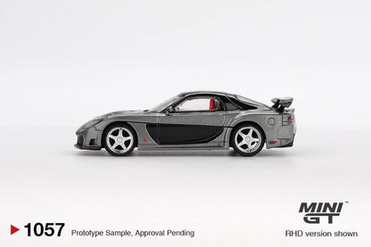 Mini GT Mazda RX-7 VeilSide Fortune7 Gray MGT01057 1/64 Diecast