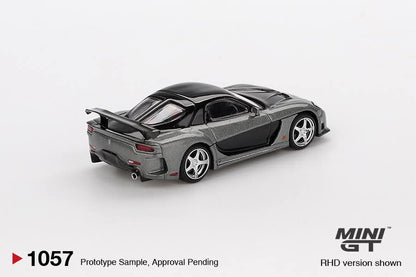 Mini GT Mazda RX-7 VeilSide Fortune7 Gray MGT01057 1/64 Diecast