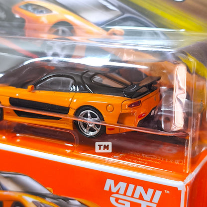 MDX2026 3pcs Set Mini GT Toyota Supra Mazda RX7 + Kaido House R34 FFR 1/64 Diecast