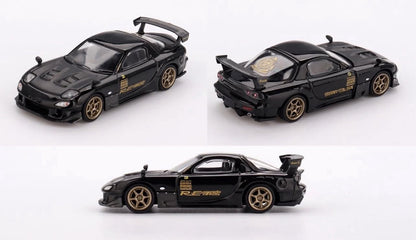 1500 Limited Mini GT Mazda RX-7 (FD3S) RE Amemiya Black Gold TASHK Event Exclusive 1/64 Diecast
