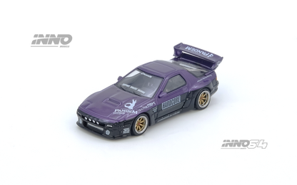 *Pre-Order* Inno64 Mazda RX7 FC3S Pandem Rocket Bunny Purple IN64-RX7FCP-PB 1/64 Die Cast