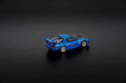 Pop Race Mazda RX7 FC3S RE-Amemiya Blue PR640290 1/64 Diecast