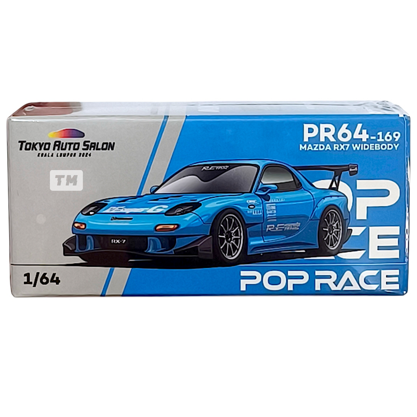Pop Race Mazda RX7 RE-Amemiya Widebody TASKL 2024 PR640169 1/64 Diecast