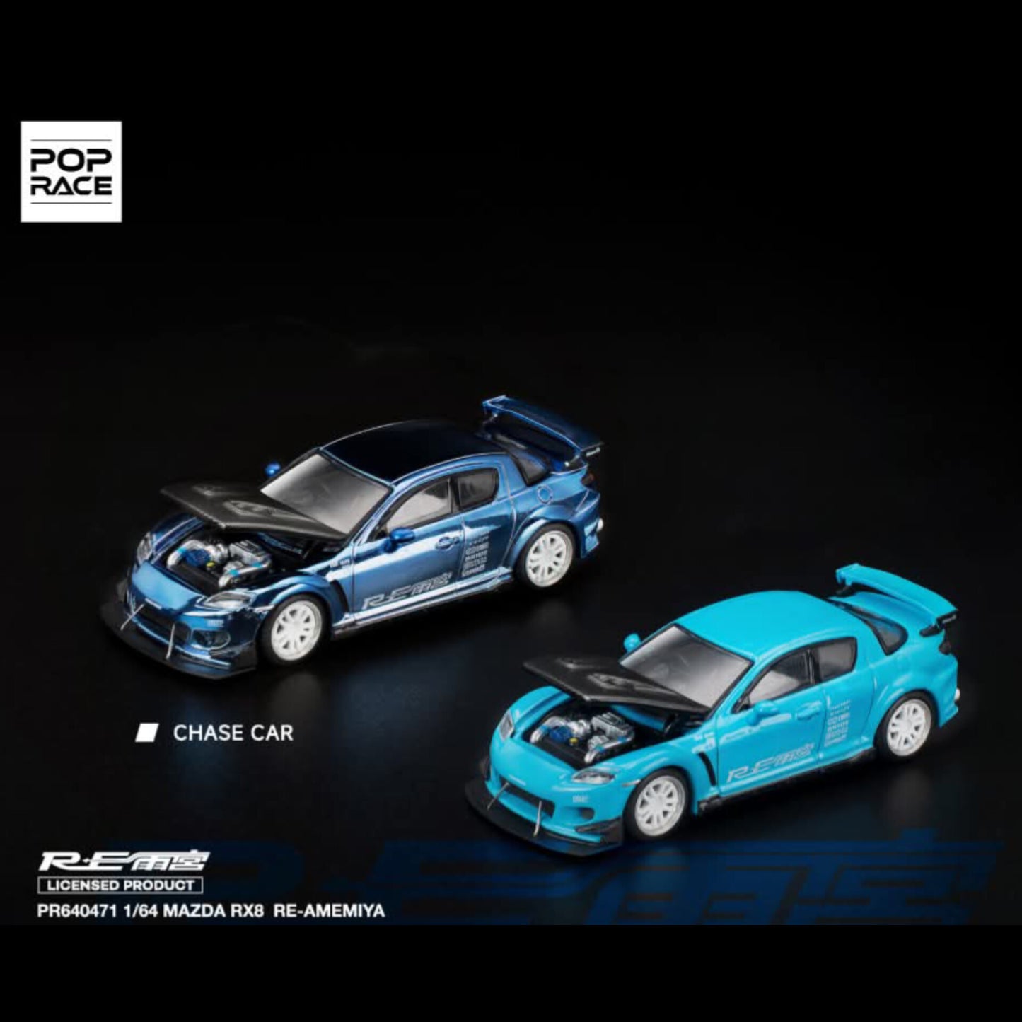 [TAS2026] Pop Race Mazda RX8 RE-Amemiya TAS 2026PR640471 1/64 Diecast