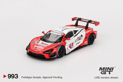 Mini GT McLaren 720S GT3 Evo Pfaff Motorsports 2024 IMSA Laguna Seca MGT00993 1/64 Diecast