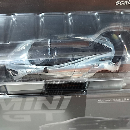 Mini GT CHASE McLaren 720S LB Works Black Blister Packaging MGT00777 1/64 Diecast