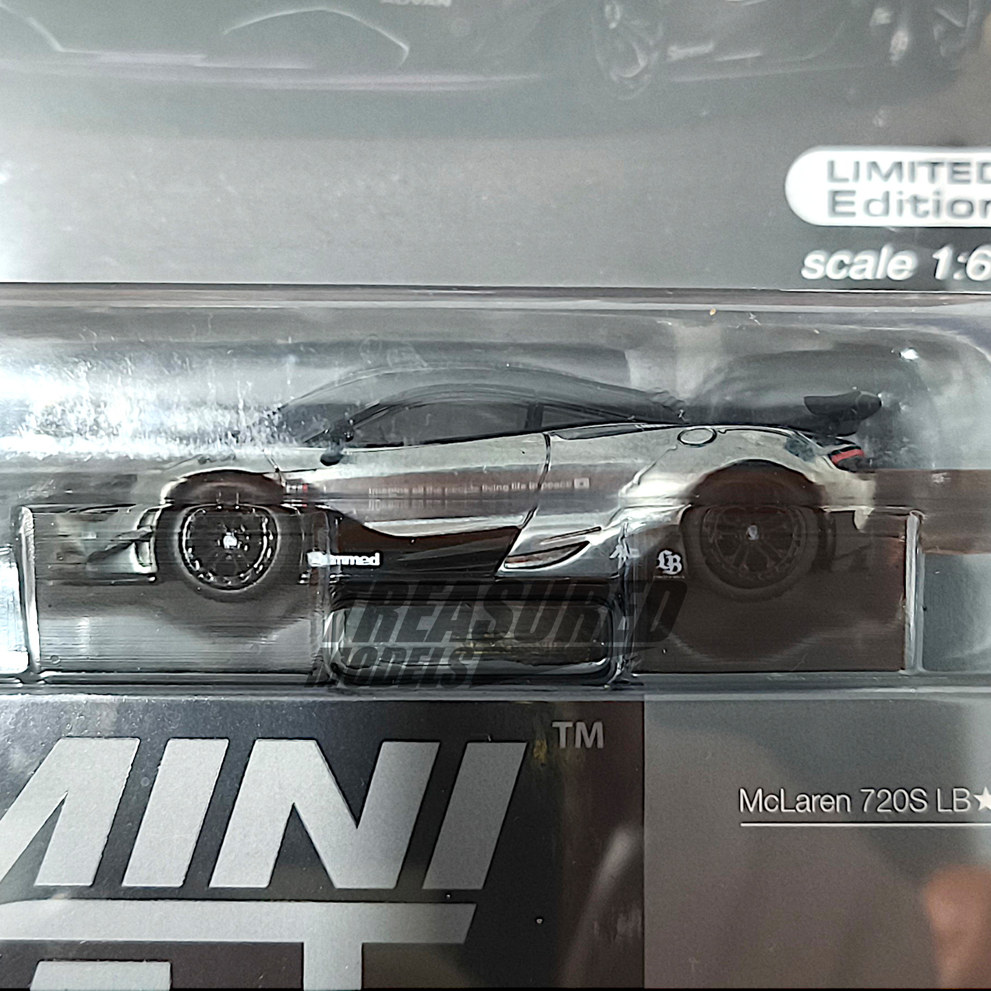 Mini GT CHASE McLaren 720S LB Works Black Blister Packaging MGT00777 1/64 Diecast