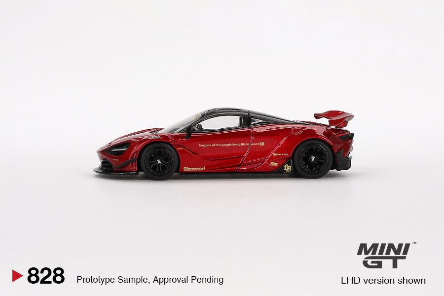 Mini GT McLaren 720S LB★Works Gem Red MGT00828 1/64 Diecast