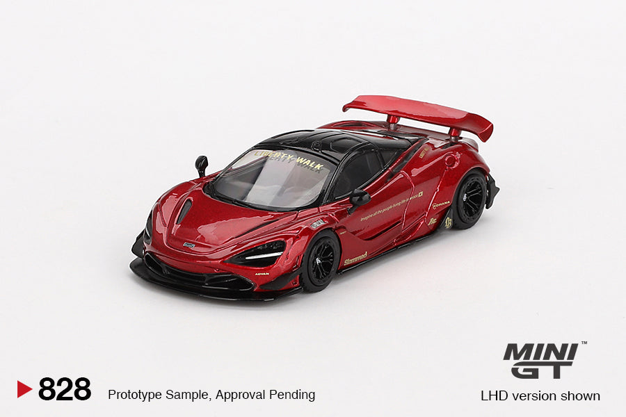 Mini GT McLaren 720S LB★Works Gem Red MGT00828 1/64 Diecast