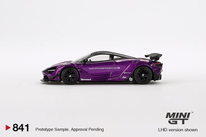 Mini GT McLaren 720S LB★Works Purple MGT00841 1/64 Diecast
