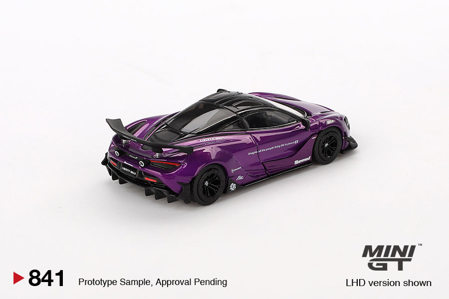 Mini GT McLaren 720S LB★Works Purple MGT00841 1/64 Diecast