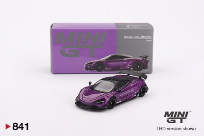 Mini GT McLaren 720S LB★Works Purple MGT00841 1/64 Diecast